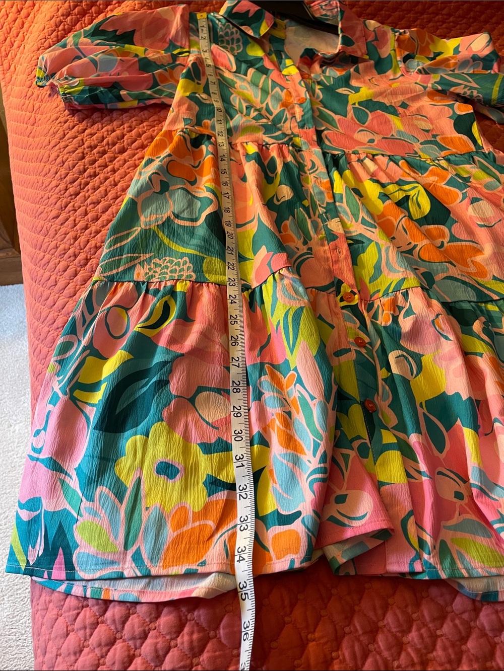 Floral Print Baby Doll Dress - Picture 10 of 10